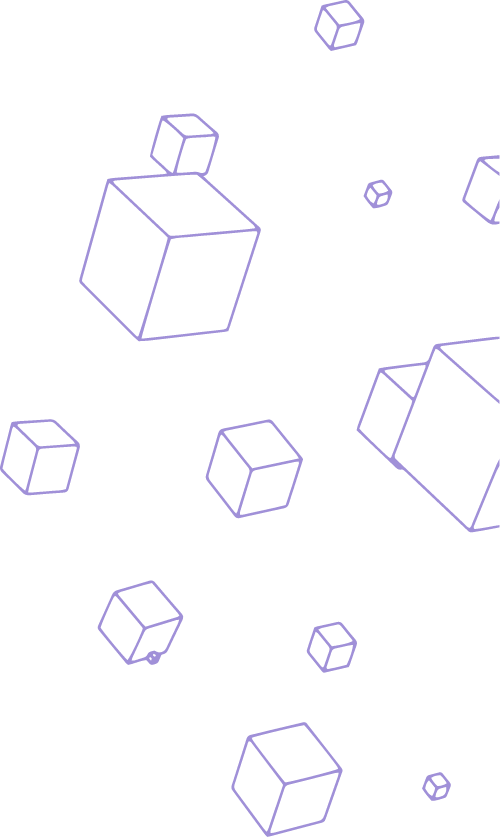 ensemble de cubes 3D